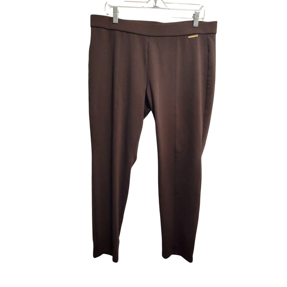 Michael Michael Kors Womens XL Brown Pull On Leggings Stretch Pants RN 111818